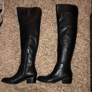 Vince Camuto over-the-knee leather boots
